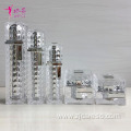 Luxury Square Shape Crystal Acrylic Jar